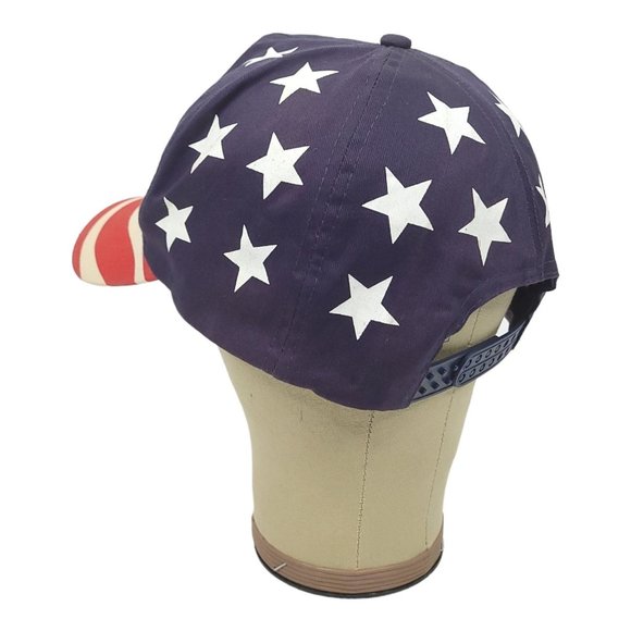 Cobra Star Spangled Banner Flag Cap Snapback Cap Trucker Baseball Hat - Picture 12 of 13